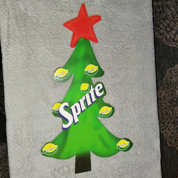 Coca Cola Other Vintage Sprite Christmas Tree Cardboard